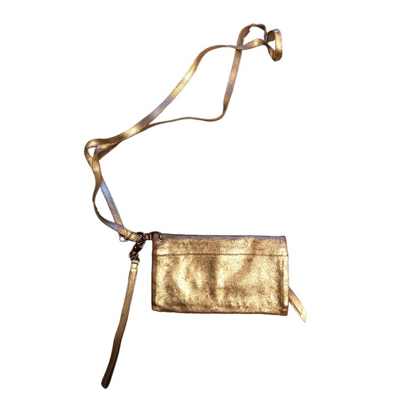 OROTON Glittery Gold Womens Clutch Bag - Picture 9 of 9